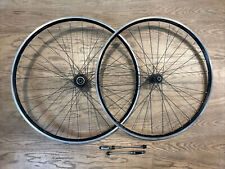 Used, CycleOps G3 Road Bike Wheelset Clincher 700c 130/100mm QR 8-9-10 Black for sale  Shipping to South Africa