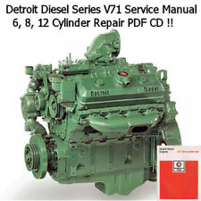 Manual de servicio Detroit serie diésel V71 8V-71TA 6V-71TA taller de motor PDF  segunda mano  Embacar hacia Argentina