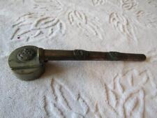 Yatate ? Asian Calligraphy Ink Pot Brush Holder Brass 8" Long Very Old for sale  Shipping to South Africa