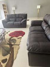 Leather sofas 3 for sale  CHIGWELL