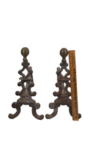 Antique andirons 19th for sale  Candia