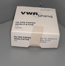 Papel de filtro VWR 55 mm círculos cualitativos (Inc. 100 piezas) 415 segunda mano  Embacar hacia Argentina