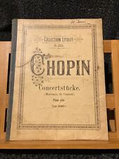 Chopin concertstücke morceaux d'occasion  Rennes-