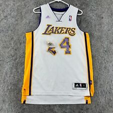 Camiseta deportiva de colección de Los Angels Lakers para hombre pequeña blanca amarilla #24 de Kobe Bryant Adidas segunda mano  Embacar hacia Mexico