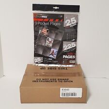250 Ultra Pro Pocket Pages capas de beisebol folhas de álbum de colecionador cartões fichários, usado comprar usado  Enviando para Brazil