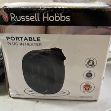 Used, Russell Hobbs RHPH7001 700W Compact Fan Heater- Black Ceramic for sale  Shipping to South Africa