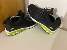 SITE REALGAR SAFETY TRAINERS BLACK & GREEN UK SIZE 11 for sale  Shipping to South Africa