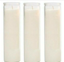 Usado, Velas religiosas surtidas de vidrio de 7 días - velas, paquete de 3 segunda mano  Embacar hacia Argentina