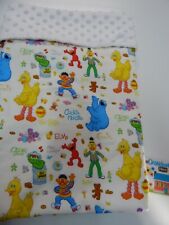 Baby Blanket Sesame Street Bassinet Moses Basket Minky Back  90cm x 70cm, used for sale  Shipping to South Africa