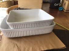 White serving dishes for sale  PEWSEY