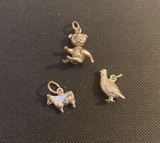 Vintage silver charms for sale  LONDON