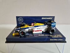 Minichamps 1/43 Williams Honda FW10 N. Piquet - Teste Paul Ricard 1985 400850105 comprar usado  Enviando para Brazil