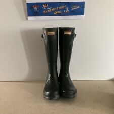 Used, HUNTER Wellies Original Adjustable Wellington Boots Green Size UK 8, EU 42 for sale  Shipping to South Africa