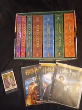Caixa Harry Potter série completa 1-7 livros + DVDs e cartões bônus, usado comprar usado  Enviando para Brazil
