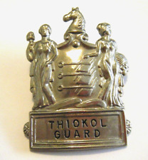 Gran Vintage 40s-50 Años 40 Thiokol Protector Cresta Como Escudo Pin Insignia Cromo Plt. segunda mano  Embacar hacia Argentina