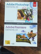 Software in a box Adobe Photoshop Elements 10 e Premiere Elements 10... comprar usado  Enviando para Brazil