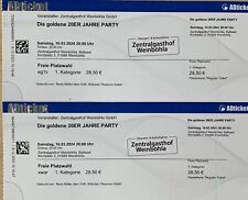 Tickets goldene 20er gebraucht kaufen  Taucha