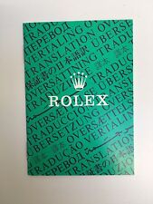 Rolex libretto booklet usato  Piacenza