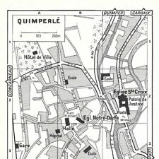 Quimperlé plan ville d'occasion  Quimper