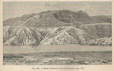 A8681 Nova Zelândia - Monte Tarawera - Período Xilógrafo 1895 - Gravura Vintage comprar usado  Enviando para Brazil