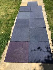 Blue carpet tiles for sale  HOLMFIRTH