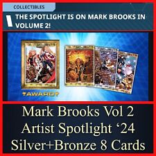 MARK BROOKS VOLUME 2 ARTISTA HOLOFOTE 24 PRATA+BRZ 8 CARTÕES-TOPPS MARVEL COLLECT, usado comprar usado  Enviando para Brazil