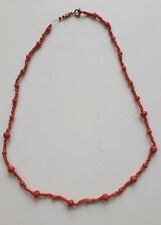 Necklace coral beads for sale  DARTMOUTH