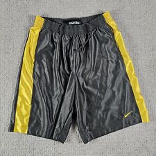 Usado, Shorts de basquete Nike L cinza amarelo bolsos brilhantes atéticos Swoosh academia masculino comprar usado  Enviando para Brazil