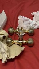 original victorian brass door knobs for sale  LEICESTER