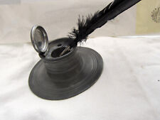 Vintage pewter inkwell for sale  ROCHESTER