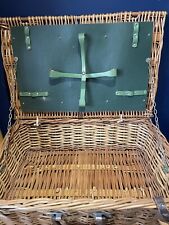 Vintage wicker picnic for sale  NUNEATON