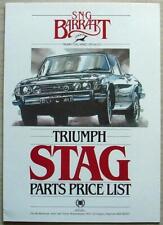 triumph stag spare parts for sale  LEICESTER