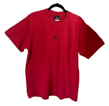Camiseta masculina Air Jordan média vermelha ajuste padrão jumpman manga curta gola redonda comprar usado  Enviando para Brazil