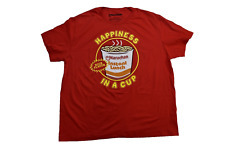 Usado, Camisa roja Maruchan almuerzo instantáneo para hombre felicidad en una taza rico sabor nueva S-5XL segunda mano  Embacar hacia Argentina