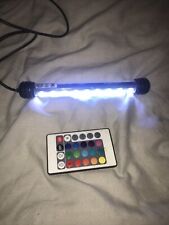 Acuario Piscina Estanque 18cm RGB LED Tira Luces Barra Lámpara Luces Sumergibles Reino Unido, usado segunda mano  Embacar hacia Mexico