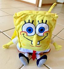 Usado, Mochila Bob Esponja Calça Quadrada Pano de Pelúcia 3D Nickelodeon 2012 35cm X 22cm comprar usado  Enviando para Brazil