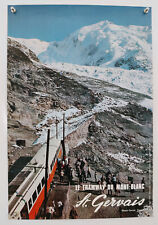 Affiche originale tramway d'occasion  Chamonix-Mont-Blanc