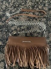 Usado, Billetera bandolera con flecos de almendras bronceadas Rebecca Minkoff en excelente estado - ¡TAN LINDA! segunda mano  Embacar hacia Argentina