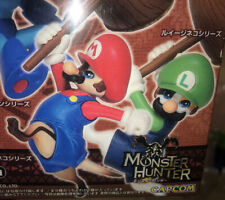 Capcom Super Mario Luigi as Cats nintendo Monster Hunter figure builder lot, used for sale  Shipping to South Africa