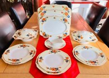 Antique Art Deco Crown Ducal 13 Piece Part Dinner Service - Reg No. 732597 for sale  Shipping to South Africa
