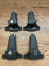 Yakima 1A Raingutter Towers (set Of 4 With 2 Locks and 1 Key), used for sale  Monument