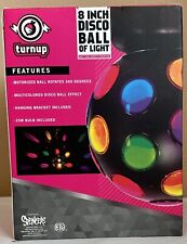 Bola de discoteca multicolorida luz de festa 8” Spencer’s nova na caixa dança giratória comprar usado  Enviando para Brazil