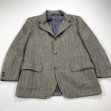 Blazer masculino vintage Brooks Brothers 48 peito cinza jaqueta de lã peito único * comprar usado  Enviando para Brazil