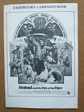 SINBAD AND THE EYE OF THE TIGER Exhibitors Campaign Press Book. Ray Harryhausen segunda mano  Embacar hacia Argentina