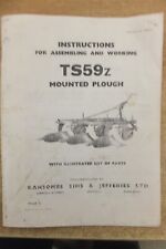 ransomes plough leaflet for sale  BRIDPORT