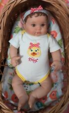 Boneca bebê renascida playborn pintada à mão original corpo macio marca de nascença comprar usado  Enviando para Brazil