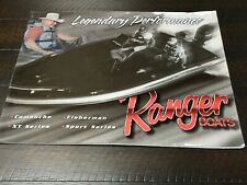 1996 Ranger Bass Boats Dealer Catalog 53 Pages Commanche XT Sport Series NOS Old for sale  Shipping to South Africa