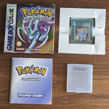 Usado, Pokemon Crystal Version - Original - Nintendo Gameboy Color - Estado perfeito + protetor comprar usado  Enviando para Brazil