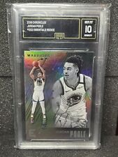 2019 Chronicles Jordan Poole Essentials Rookie RC GMA 10 RC for sale  Shipping to South Africa