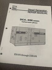 MQ Power Diesel Generator Repair Manual DCA-SSK Series 3 & 1 Phase 85kva-150kVA, used for sale  Shipping to South Africa